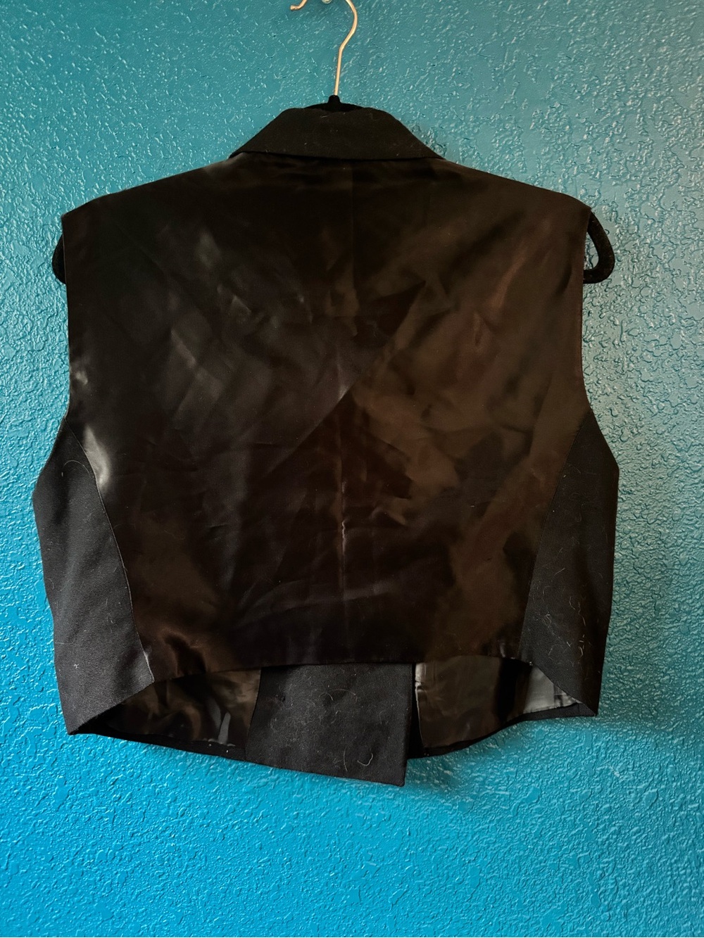 The Limited double breasted cropped black vest - Picture 3 of 4